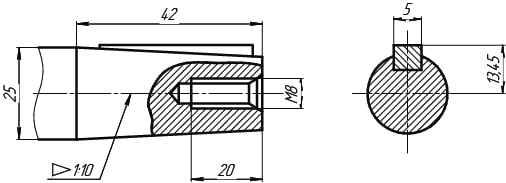 Ч2-80-125 входной вал конический с внутренней резьбой.jpg